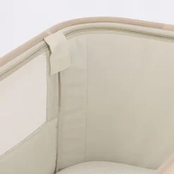 Qute Q-wiggle electric Co-Sleeper cream - white wash