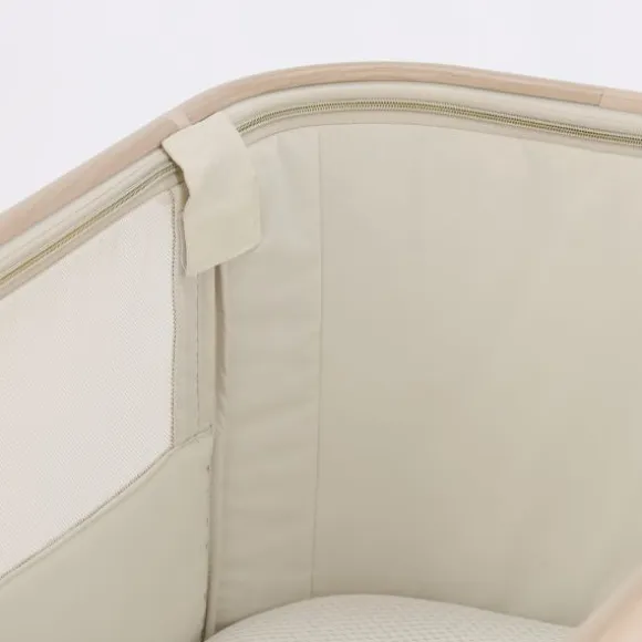 Qute Q-wiggle electric Co-Sleeper cream - white wash
