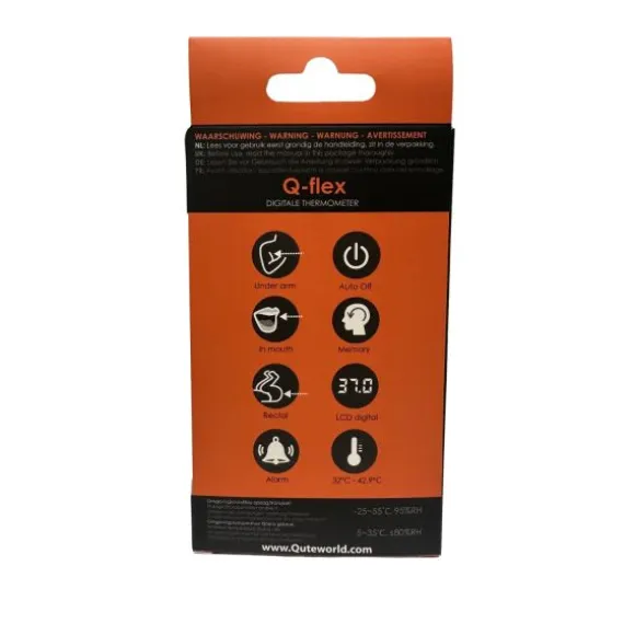 Qute Thermometer Digitaal Q-Flex Duo-Pack