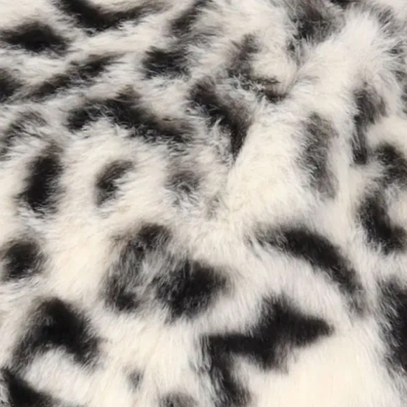 Sarlini Muts Fake Fur Panther Sand 6-12 maanden