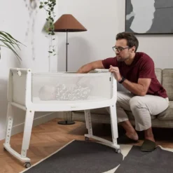 Snuz Bedside Crib SnuzPod Studio London Navy