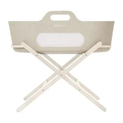 Snuz SnüzBaskit Moses Basket + Stand Set - Light Grey/Natural