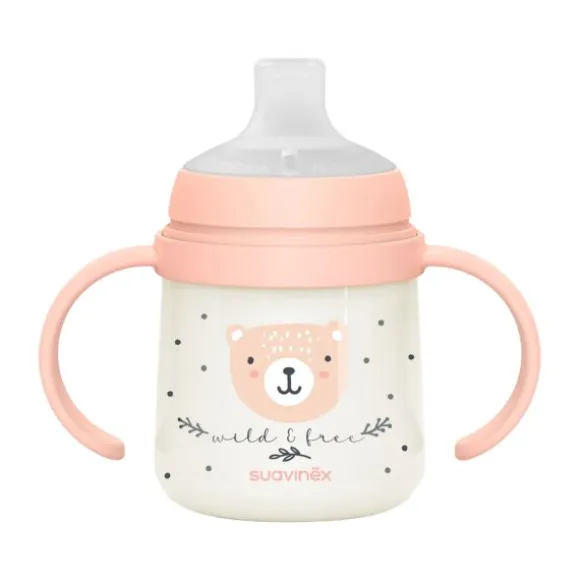 Suavinex Wild & Free Beker Met Handvaten - 150ml - 6Mnd+ - Blauw