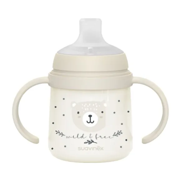 Suavinex Wild & Free Beker Met Handvaten - 150ml - 6Mnd+ - Blauw
