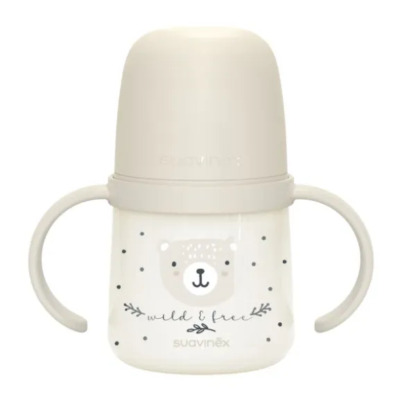 Suavinex Wild & Free Beker Met Handvaten - 150ml - 6Mnd+ - Blauw