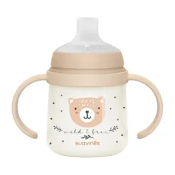 Suavinex Wild & Free Beker Met Handvaten - 150ml - 6Mnd+ - Blauw