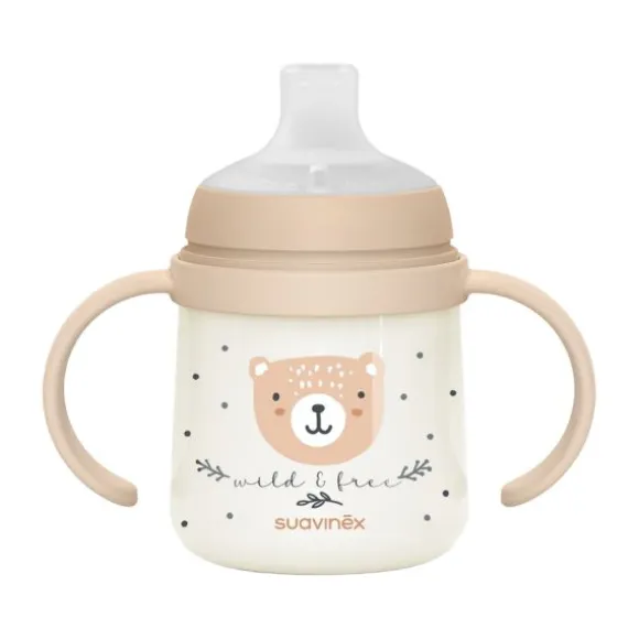 Suavinex Wild & Free Beker Met Handvaten - 150ml - 6Mnd+ - Blauw