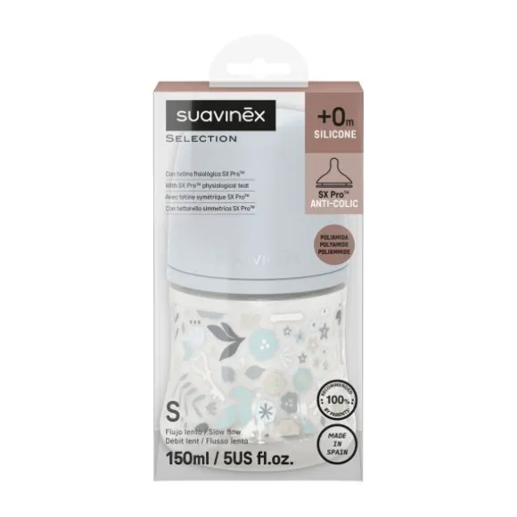 Suavinex Wonderland SX Pro Fles - Slow Flow - 150ml - Blauw