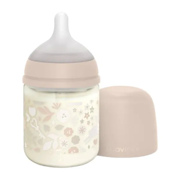Suavinex Wonderland SX Pro Fles Glas - Slow Flow - 120ml - Roze