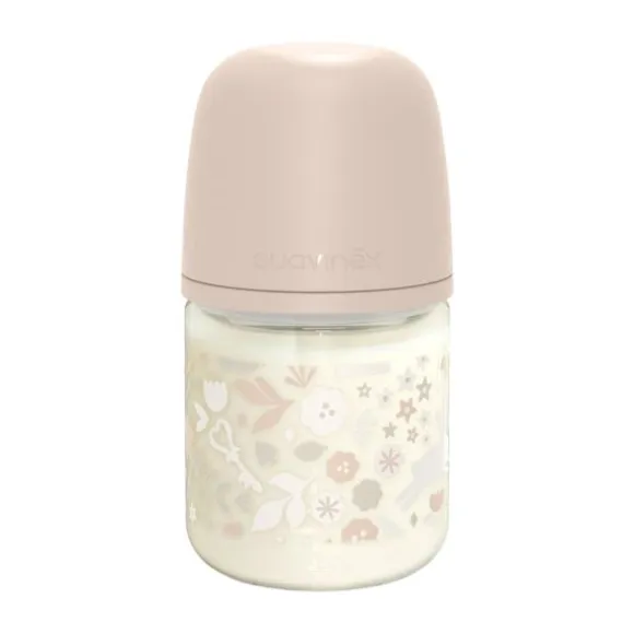Suavinex Wonderland SX Pro Fles Glas - Slow Flow - 120ml - Roze
