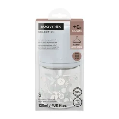 Suavinex Wonderland SX Pro Fles Glas - Slow Flow - 120ml - Roze