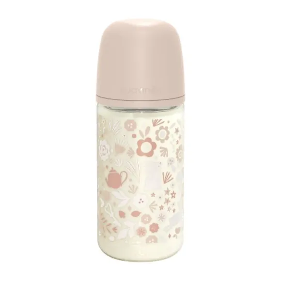 Suavinex Wonderland SX Pro Fles Glas - Slow Flow - 120ml - Roze