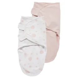 SwaddleMeyco 2-PackDots Lichtroze/Uni Lichtroze0-3 Maanden
