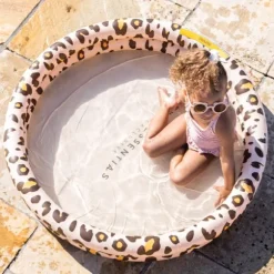 Swim Essentials Exclusive Baby Zwembad Beige Leopard (Ø 100 cm)