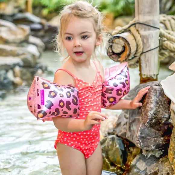Swim Essentials Exclusive Zwembandjes Rose Gold Leopard (2-6 jaar)