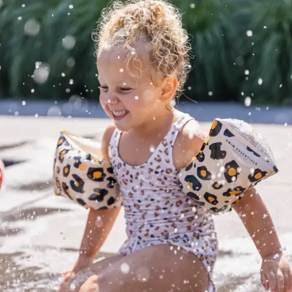 Swim Essentials Exclusive Zwembandjes Rose Gold Leopard (2-6 jaar)