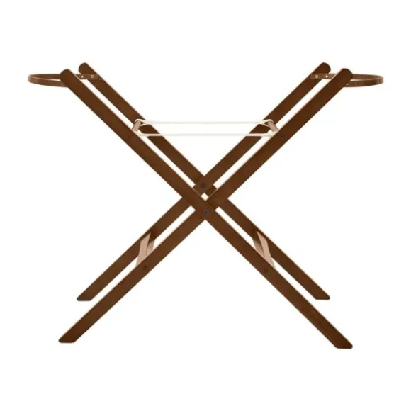 The Little Green Sheep Moses Basket Static Stand - Walnut