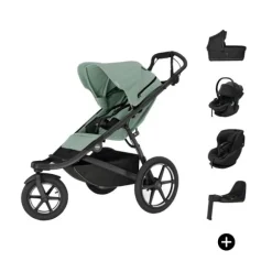 Thule Urban Glide 3 Kinderwagen 4-in-1 - Complete Bundel - Nutria Green