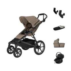 Thule Urban Glide 4 Kinderwagen 3‑in‑1 – Basis Bundel – Beige