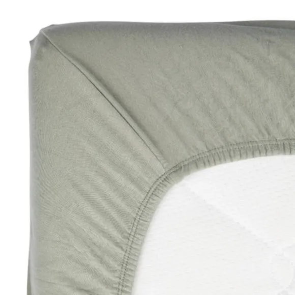 Timboo Hoeslaken Ledikant - 60 x 120 cm - Daisy White