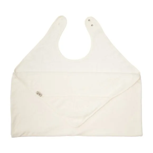 Timboo Knuffelhanddoek Volwassen/Kind - 98 x 104 cm - Daisy White