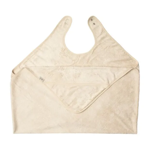 Timboo Knuffelhanddoek Volwassen/Kind - 98 x 104 cm - Daisy White