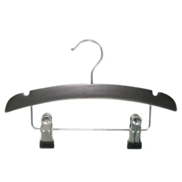 TWF Kledinghanger Hout Met Clips Wit (3 stuks)