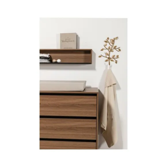 TWF Ledikant 60 x 120 - Commode 3 Laden Denia - Hanglegkast 2 Deuren Denia
