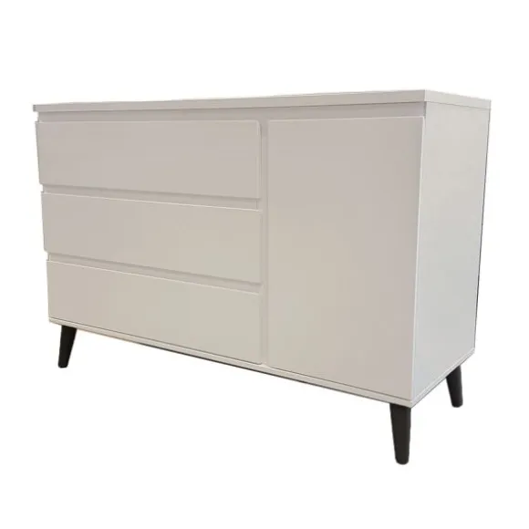 TWF Ledikant 60 x 120 - Commode - Hanglegkast Beach Island Clay