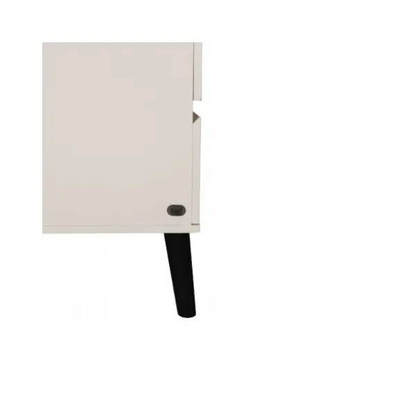 TWF Ledikant 60 x 120 - Commode - Hanglegkast Beach Island Clay