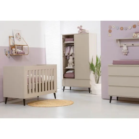 TWF Ledikant 60 x 120 - Commode - Hanglegkast Beach Island Clay