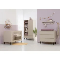 TWF Ledikant 60 x 120 - Commode - Hanglegkast Beach Island Clay
