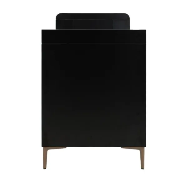 TWF Ledikant 60 x 120 - Commode 3 Laden - Hanglegkast 2 Deuren 1 Lade Modena Metaal