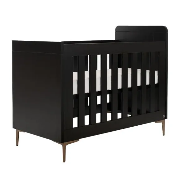TWF Ledikant 60 x 120 - Commode 3 Laden - Hanglegkast 2 Deuren 1 Lade Modena Metaal