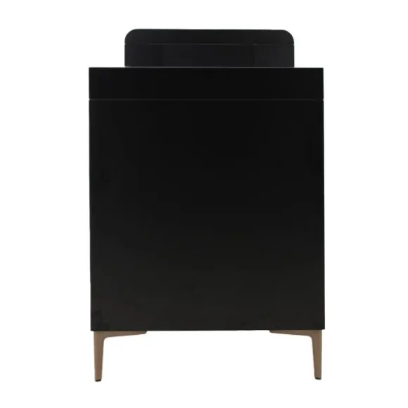 TWF Ledikant 60 x 120 - Commode 3 Laden - Hanglegkast 2 Deuren 1 Lade Modena Metaal