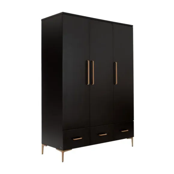 TWF Ledikant 60 x 120 - Commode 3 Laden - Hanglegkast 2 Deuren 1 Lade Modena Metaal