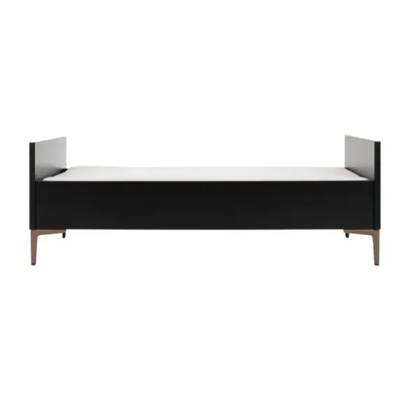 TWF Ledikant 60 x 120 - Commode 3 Laden - Hanglegkast 2 Deuren 1 Lade Modena Metaal