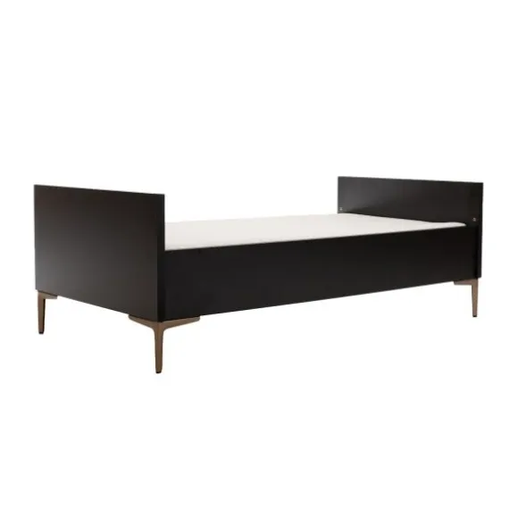 TWF Ledikant 60 x 120 - Commode 3 Laden - Hanglegkast 2 Deuren 1 Lade Modena Metaal
