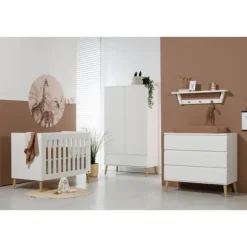 TWF Ledikant 60 x 120 - Commode - Hanglegkast Beach Island White