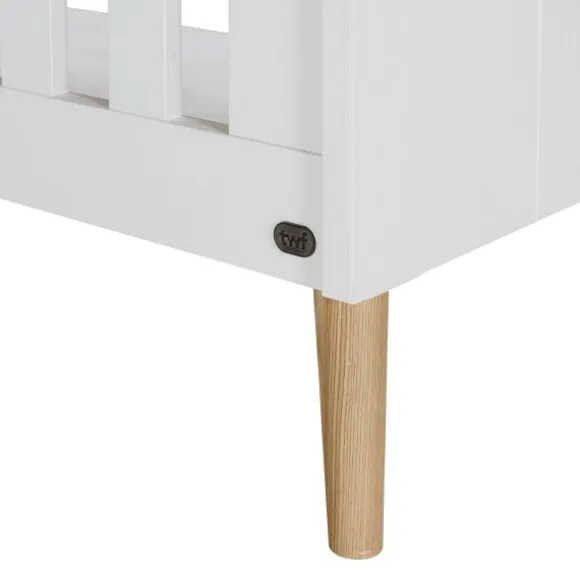 TWF Ledikant 60 x 120 - Commode - Hanglegkast Beach Island White