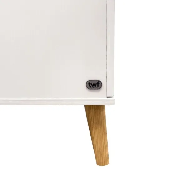 TWF Ledikant 60 x 120 - Commode - Hanglegkast Beach Island White