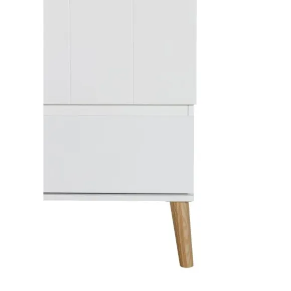 TWF Ledikant 60 x 120 - Commode - Hanglegkast Beach Island White