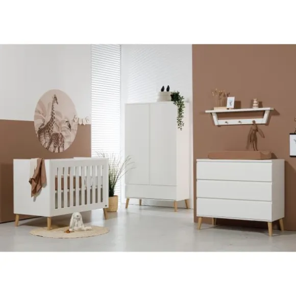 TWF Ledikant 60 x 120 - Commode - Hanglegkast Beach Island White