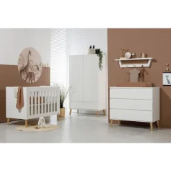 TWF Ledikant 60 x 120 - Commode - Hanglegkast Beach Island White