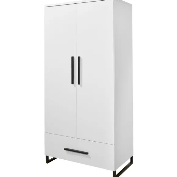 TWF Ledikant 60 x 120 - Commode 3 Laden - Hanglegkast 2 Deuren/1 Lade Torino