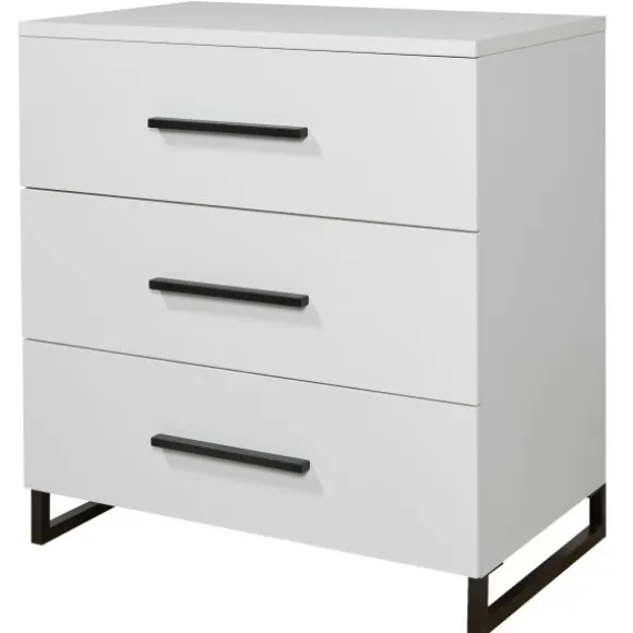 TWF Ledikant 60 x 120 - Commode 3 Laden - Hanglegkast 2 Deuren/1 Lade Torino