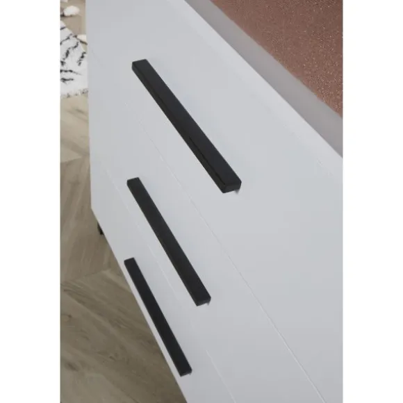 TWF Ledikant 60 x 120 - Commode 3 Laden - Hanglegkast 2 Deuren/1 Lade Torino