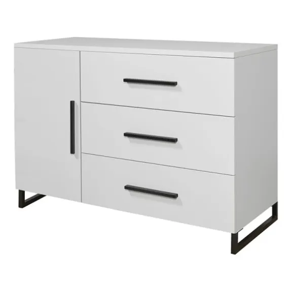 TWF Ledikant 60 x 120 - Commode 3 Laden - Hanglegkast 2 Deuren/1 Lade Torino