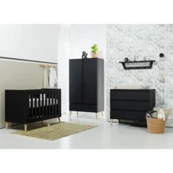 TWF Ledikant 60 x 120 - Commode Beach Island Black