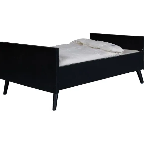 TWF Ledikant 60x120 - Commode - Hanglegkast 2-deurs Retro Black
